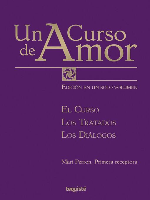 Cover image for Un curso de amor